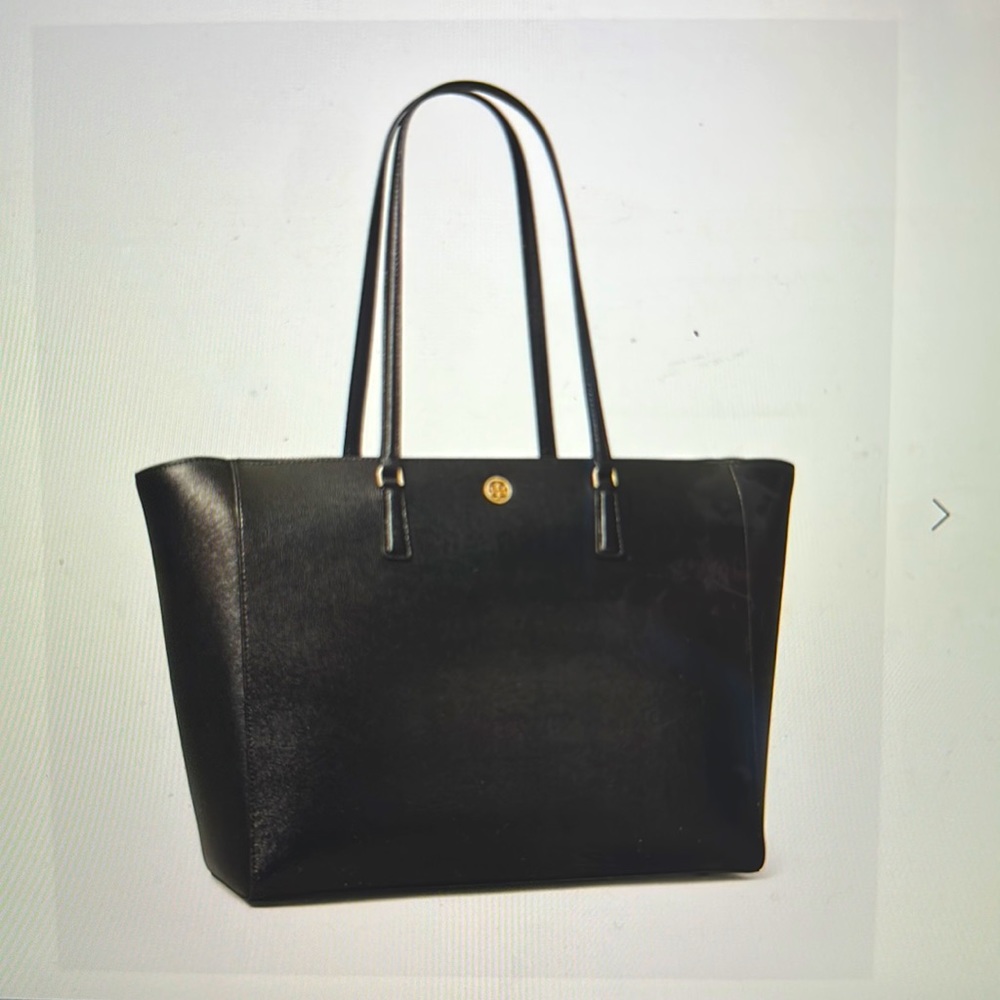 Black Tory Burch Robinson Tote Bag